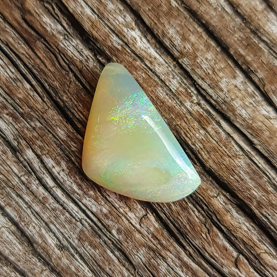 8.15ct White Opal Free-form Cabochon