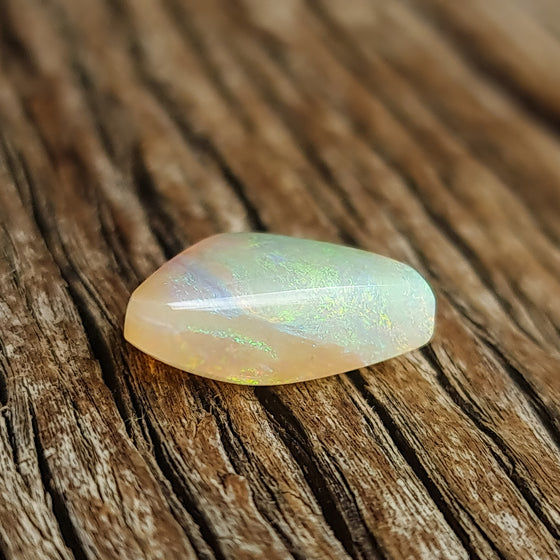 8.15ct White Opal Free-form Cabochon