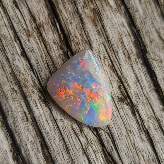 4.53ct Free-form White Opal Cabochon