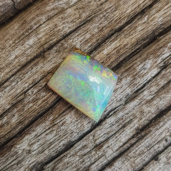2.49ct Free-form Opalized Wood/Pipe Opal