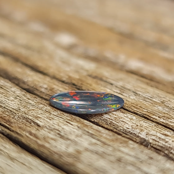 0.39ct Black Opal Oval Cut