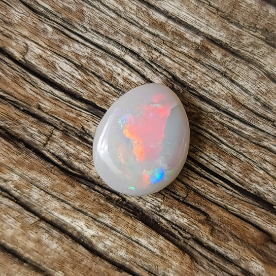 4.61ct Teardrop White Opal