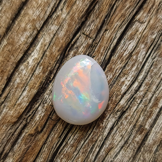 4.61ct Teardrop White Opal