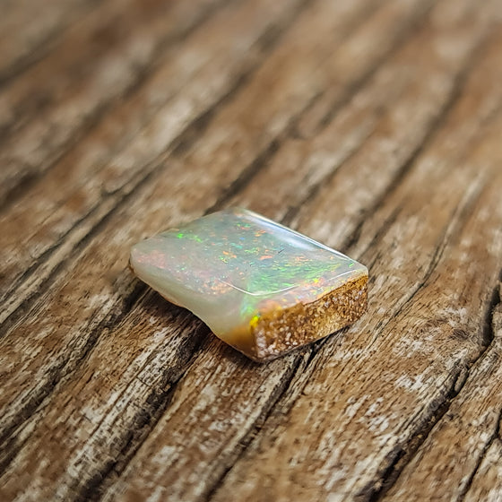 2.80ct Opalized Wood/Pipe Opal Rectangular Cut