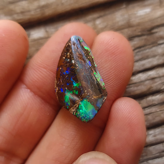 6.50ct Freeform Opalized Wood/Pipe Opal