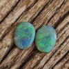 4.70ct Black Opal Pair Oval Cut