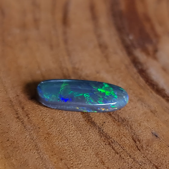 2.94ct Black Opal Oval Cut