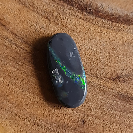 2.94ct Black Opal Oval Cut