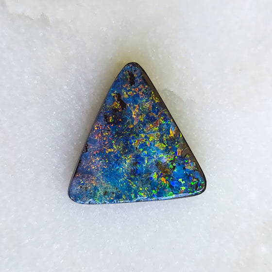 8.22ct Boulder Opal Triangular Cut