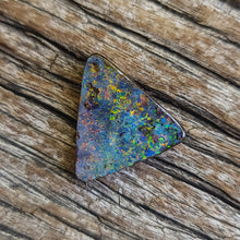  8.22ct Boulder Opal Triangular Cut