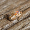 2.80ct Oval Opalized Wood/Pipe Opal