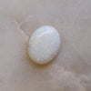 3.18ct Oval White Opal Cabochon