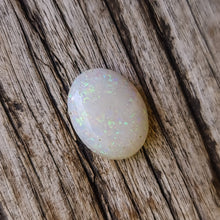  3.18ct Oval White Opal Cabochon