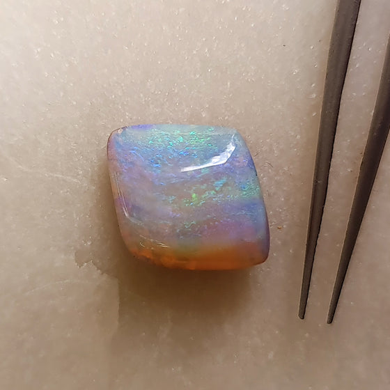 8.68ct Pipe Opal Rhombus-Shaped Cabochon
