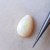 5.84ct Pear-Shaped White Opal Cabochon