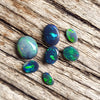 2.59ct Black Opal Oval Cabochon Parcel