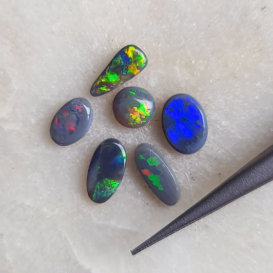 2.52ct Black Opal Parcel