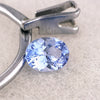 0.72ct Light Blue Sapphire Oval Cut