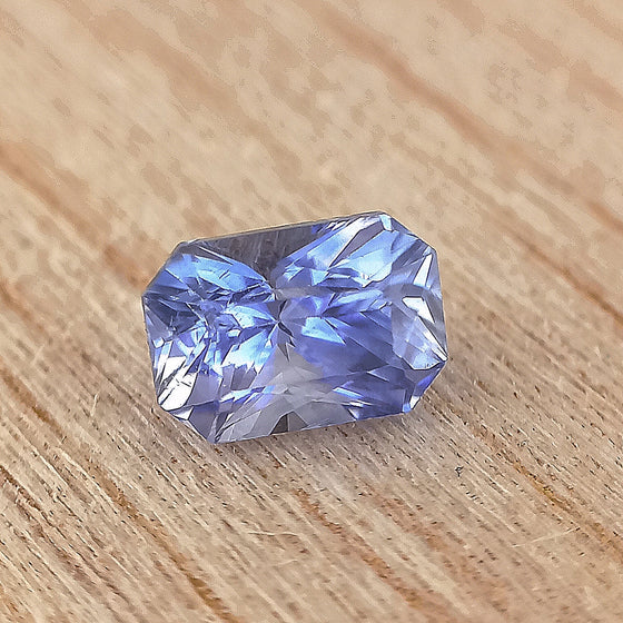 1.06ct Blue Sapphire Scissor Cut