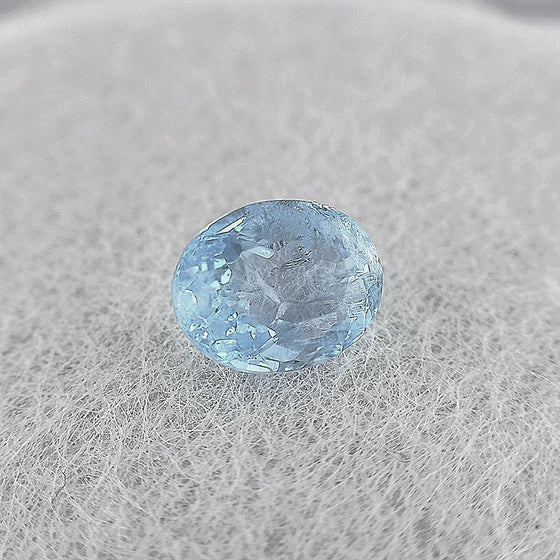 1.80ct 9x7mm Aquamarine Oval Cut
