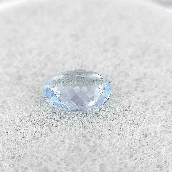 1.43ct 9x7mm Aquamarine Oval Cut