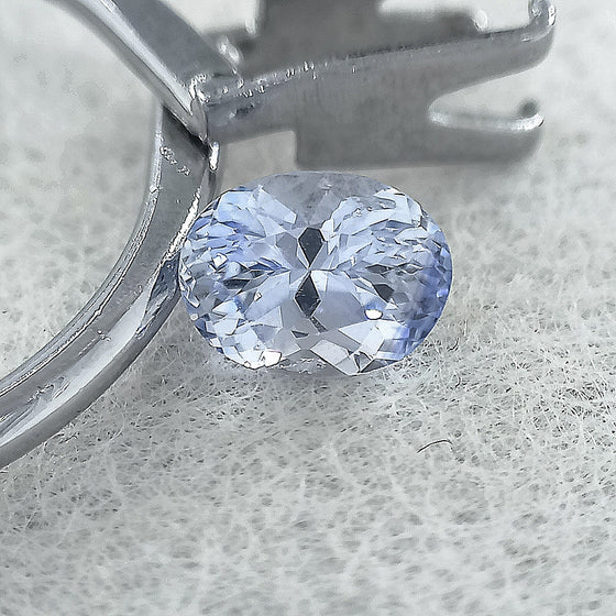 0.82ct Blue Sapphire Oval Cut