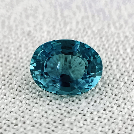 0.84ct Blue Tourmaline 7x5mm Oval Cut