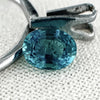 0.84ct Blue Tourmaline 7x5mm Oval Cut