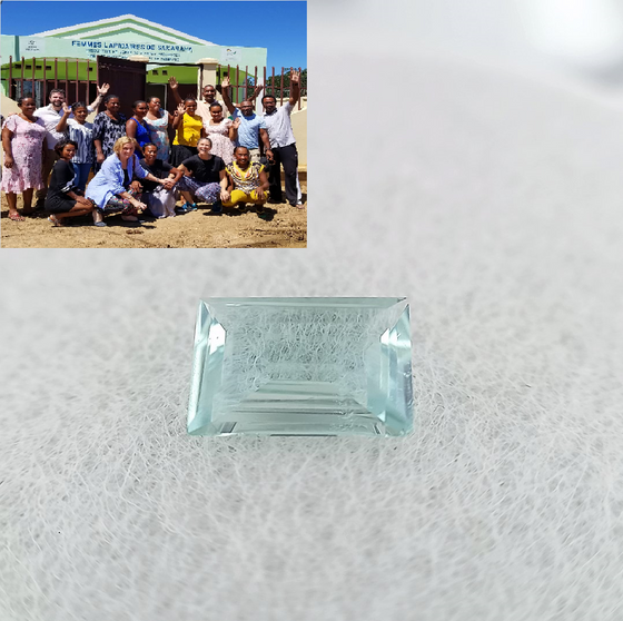 1.75ct Aquamarine Baguette Cut