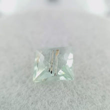  2.10ct Pale Blue Aquamarine Mixed Square Cut with Crystalline Inclusions