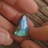 12.93ct Opalized Wood/Pipe Opal Trapezoid Shape