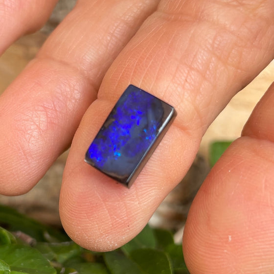 5.90ct Rectangular Cut Boulder Opal