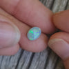 0.91ct Oval Cut Semi-Black Opal