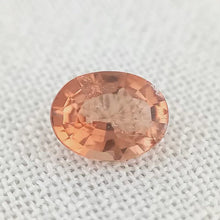  0.66ct Pinkish Orange Tourmaline 7x5mm Oval Cut