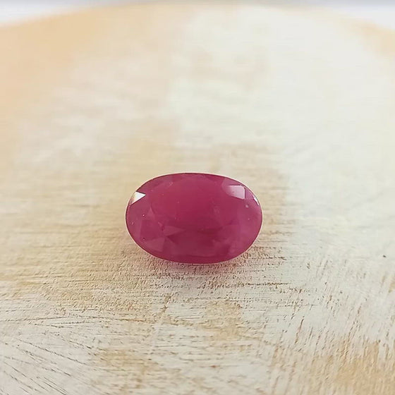 0.98ct Oval Cut Ruby