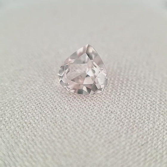 2.63ct Australian White Zircon Pear Cut