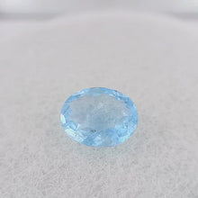  2.35ct 10x8mm Aquamarine Oval Cut