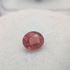 Unheated 2.42ct Oval Cut Pink Orange Sapphire