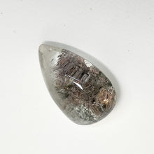  This Chunky pendant piece of Lodolite crystal is very good quality, the crystal is very clear and the inclusions defined. Garden Quartz, also called Inclusion Quartz, or Phantom Quartz