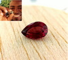 2.10ct Purple Mauve Garnet Pear Cut