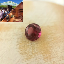  1.10ct Purple Mauve Garnet Round Cut