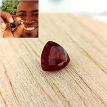  1.37ct Purple Mauve Garnet Triangular Cut