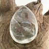 This Chunky pendant piece of Lodolite crystal is very good quality, the crystal is very clear and the inclusions defined. Garden Quartz, also called Inclusion Quartz, or Phantom Quartz