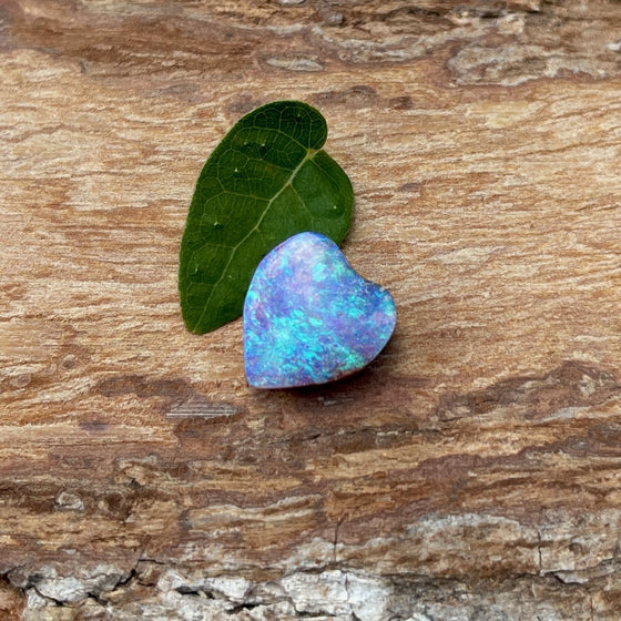 2.35ct Heart Shaped Boulder Opal