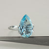 3.79ct Pear Cut Aquamarine