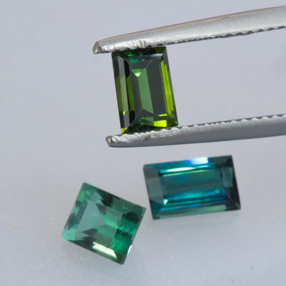 2.74ct TW Baguette Cut Tourmaline Parcel