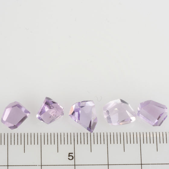 11.35ct Geo Cut Amethyst Parcel