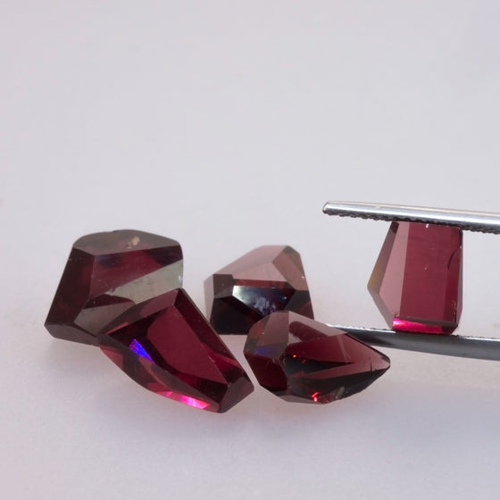 22.47ct Geo Cut Garnet Parcel