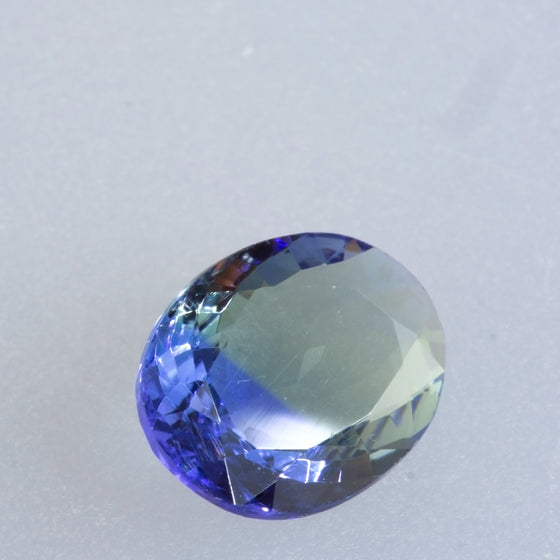 Unheated 2.81ct Oval Cut Bi-Colour Tanzanite