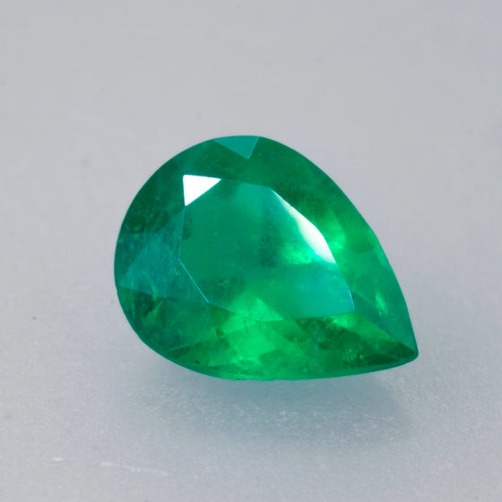 2.33ct Pear Cut Colombian (Muzo Mine) Emerald